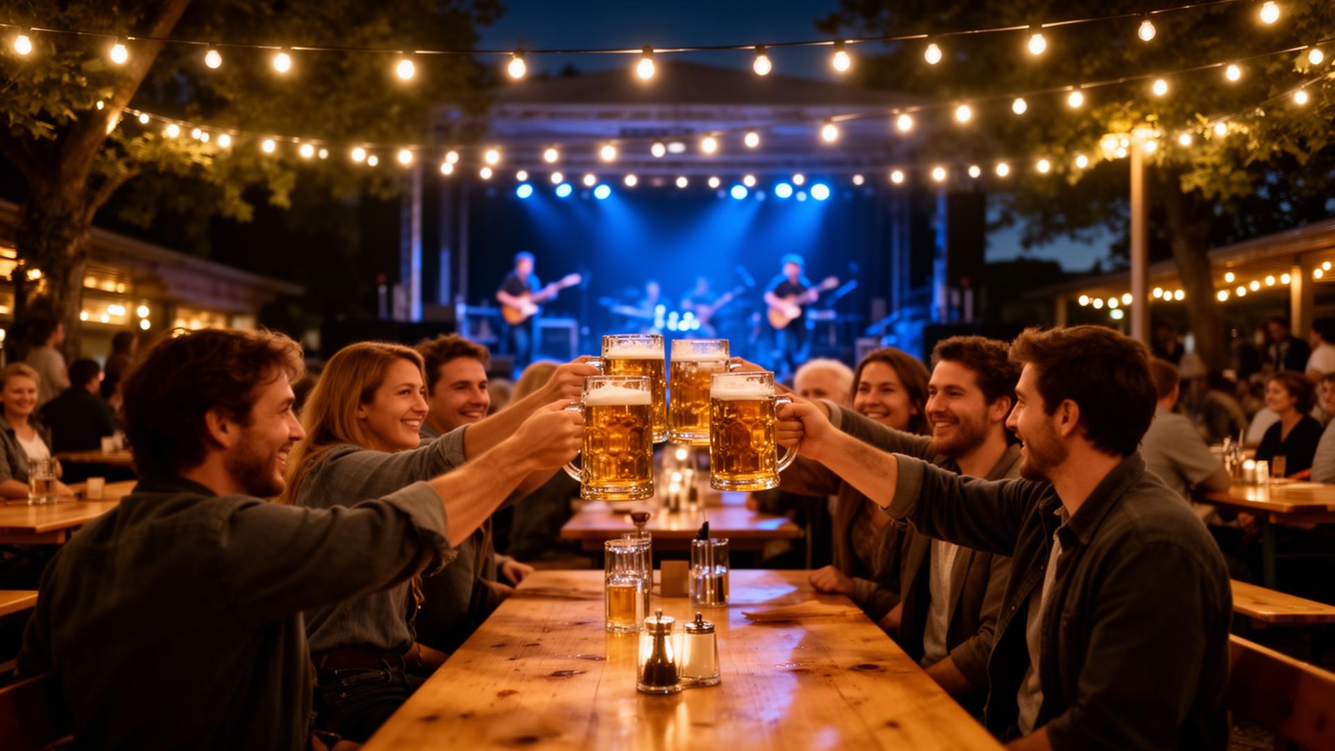 Biergarten ao vivo